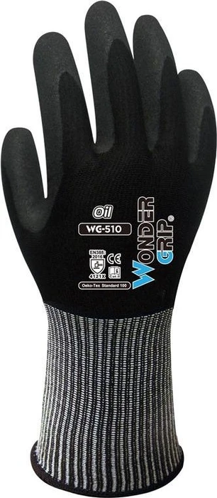 Wonder Grip WG-510 Oil Arbeitshandschuhe 9/L