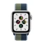 Apple Watch SE (GPS + Cellular) 40mm silber mit Sport Loop abyssblau/moosgrün Vorschaubild