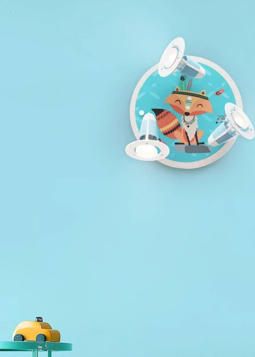 Elobra Little Indians Fuchs Filip Kinderleuchte blau