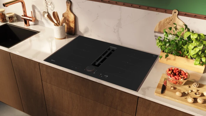 Neff N90 V68YYX4C0 Flex Design Induktionskochfeld mit Kochfeldabzug autark