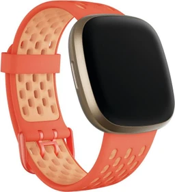 Fitbit Ersatzarmband für Fitbit Versa 3, Sense Sport melon/rose