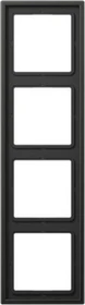 Jung Serie LS 990 Rahmen 4-fach, anthrazit