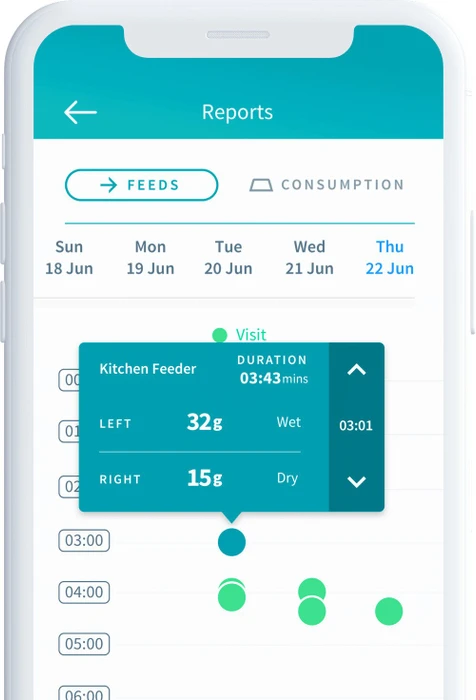 Sure Petcare SureFeed Connect Microchip PetFeeder Futterautomat, WLAN, App-Steuerung, Bundle mit Connect Hub