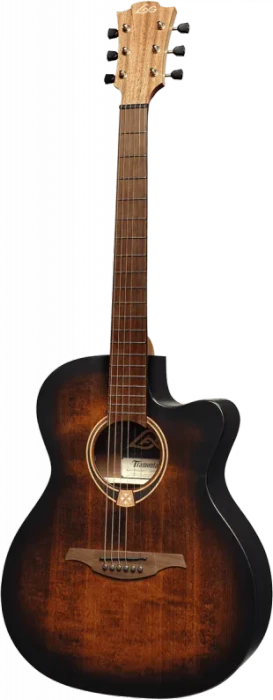 LAG Tramontane 70 Auditorium Cutaway electroacoustic Black & Brown