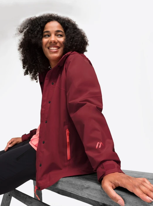 Maier Sports Metor Rec Funktionsjacke sundried/watermelon (Damen)