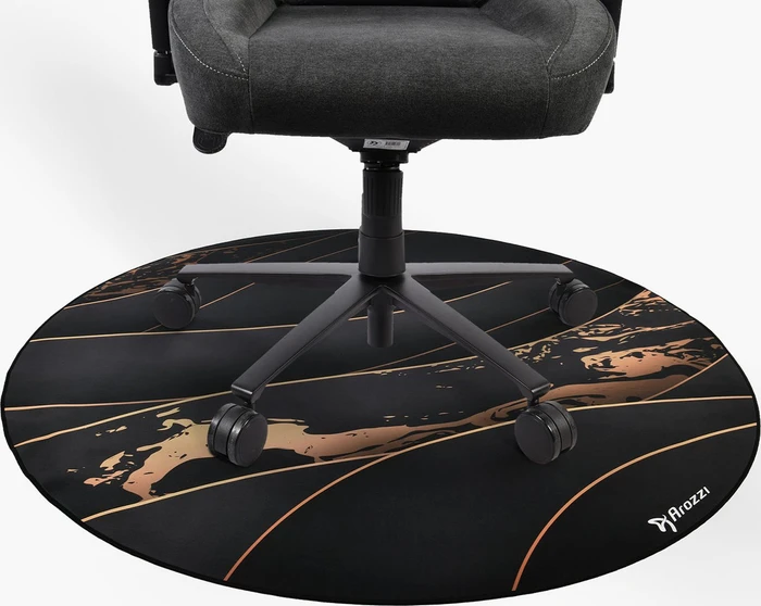 Arozzi Zona Bodenschutzmatte, Black Gold, rund, weich