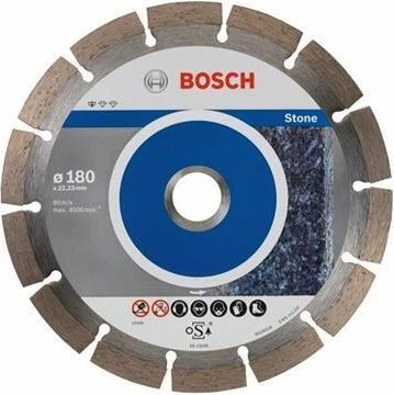 Bosch Professional Standard for Stone Diamanttrennscheibe, 180x2x22.23mm, 10 Stück