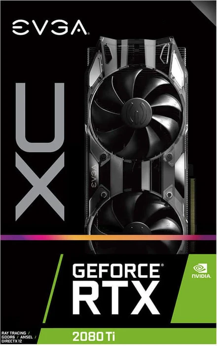 EVGA GeForce RTX 2080 Ti XC Black Edition Gaming, 11GB GDDR6, HDMI, USB-C, 3x DP