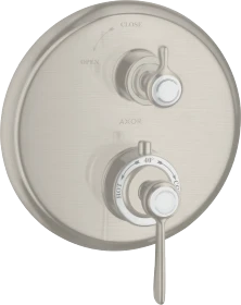 Hansgrohe Axor Montreux Thermostat Unterputz mit Hebelgriff und Absperrventil edelstahloptik