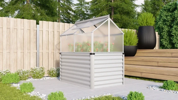 Vitavia Paris HKP 4mm Hochbeet 122x83cm alu