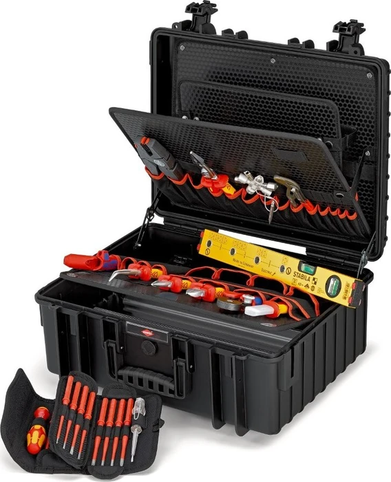 Knipex Robust34 Elektro Handwerkzeugset inkl. Koffer, 26-tlg.