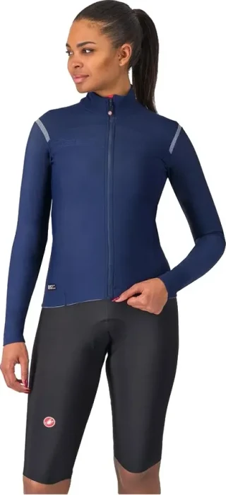 Castelli Omloop Thermal DT Bibshort Fahrradhose kurz schwarz (Damen)