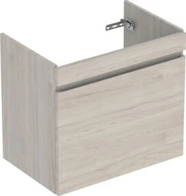 Geberit Renova Plan Unterschrank für Waschtisch 63.4x60.6x44.6cm, 1 Schublade, 1 Innenschublade, Nussbaum hickory hell