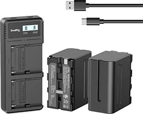 SmallRig NP-F970 Kamera-Akku- und Ladegerät-Set