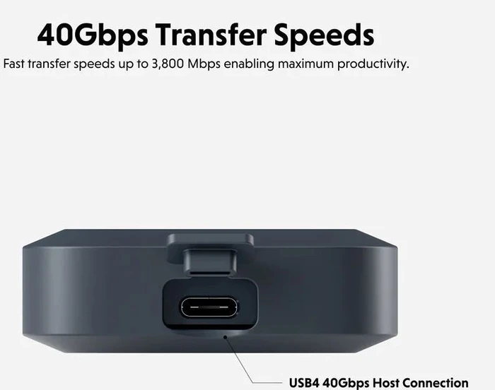 Targus HyperDrive Next USB4 NVMe SSD-Gehäuse, USB4