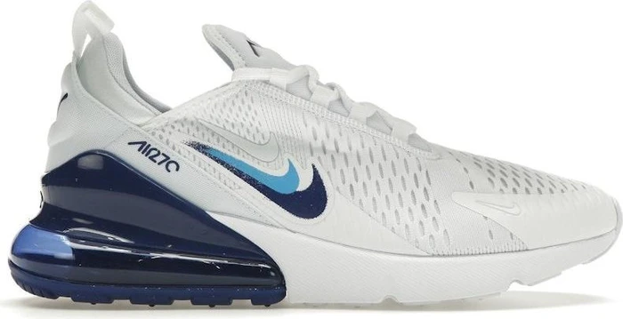 Nike Air Max 270 white/university blue/deep royal blue (Herren)