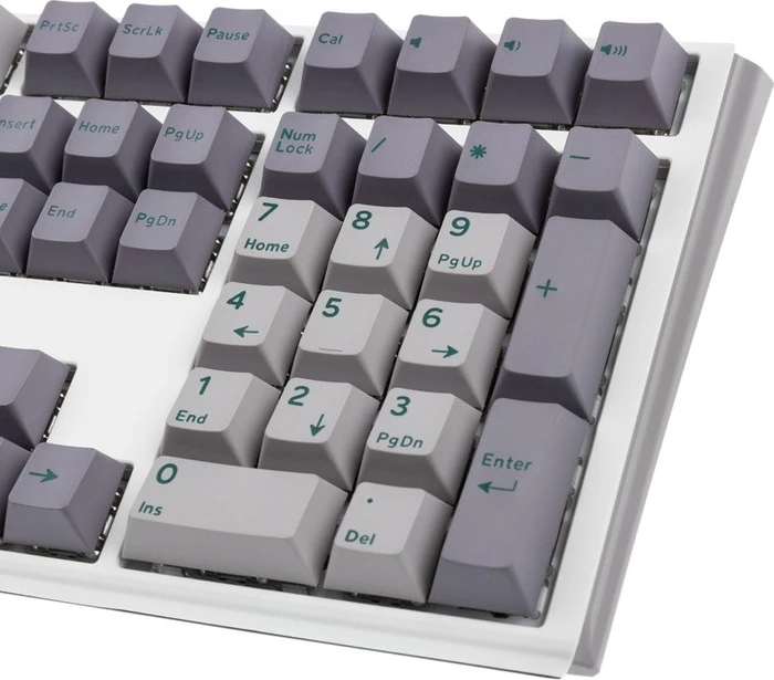 Ducky One 3 Mist Grey PBT, LEDs RGB, MX RGB ERGO CLEAR, USB, US