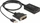 DeLOCK DVI [Stecker] auf DisplayPort 1.2 [Buchse] Adapterkabel schwarz 4K (63189)