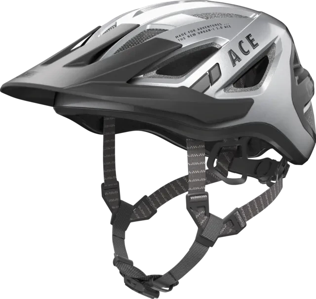 ABUS Urban-I 3.0 ACE Helm gleam silver
