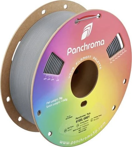 Polymaker Panchroma PLA, Steel Grey, Spule, 1.75mm, 1.00kg