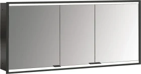 Emco Prime 2 Facelift LED-Lichtspiegelschrank 140cm mit 3 Türen, Unterputzmodell