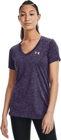 Under Armour Tech V Twist Funktionsshirt kurzarm purple switch/club purple (Damen)