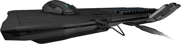 Roccat Sova MK Gaming Lapboard, schwarz, LED blau, TTC BROWN, USB, DE