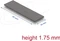 DeLOCK M.2 Wärmeleitpad 70x20x1.75mm, 1 Stück Vorschaubild