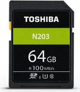 Toshiba High Speed N203 R100 64GB, UHS-I U1, Class 10