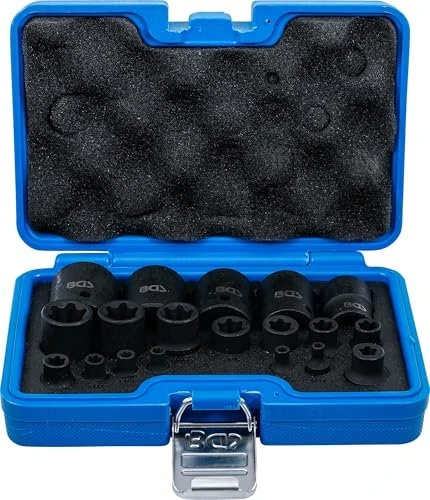 BGS technic Steckschlüsselsatz inkl. Werkzeugbox, 19-tlg.