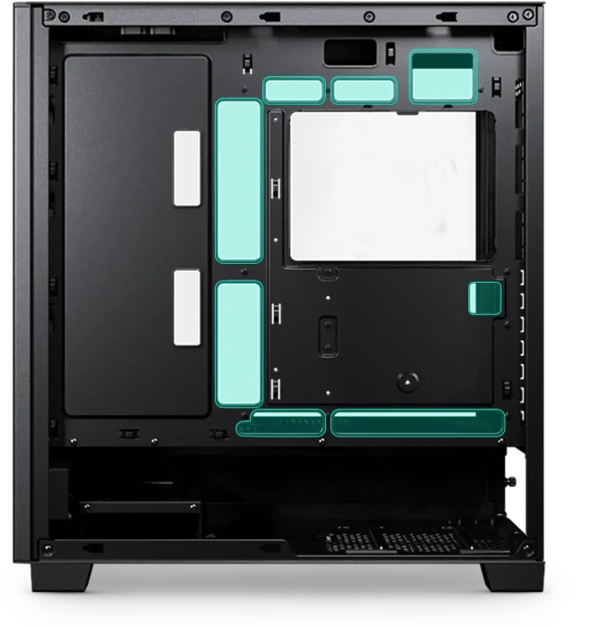 Phanteks XT Silent Black, schwarz