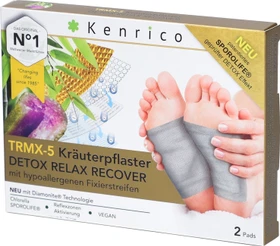 Kenrico TRMX-5 Kräuterpflaster Detox Relax Recover, 2 Stück
