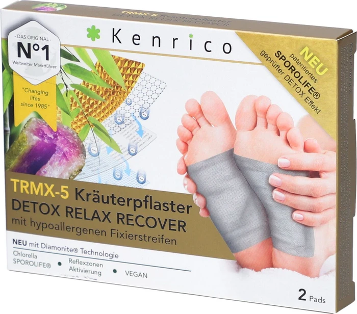 Kenrico TRMX-5 Kräuterpflaster Detox Relax Recover, 2 Stück