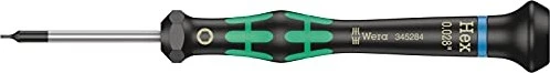 Wera Kraftform Micro 2054 zöllig Elektroniker Innensechskant Schraubendreher zöllig, 0.028"x40mm