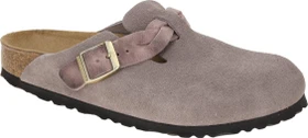 Birkenstock Boston Braided Veloursleder faded purple (Damen)