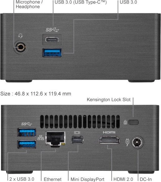 GIGABYTE Brix GB-BLPD-5005