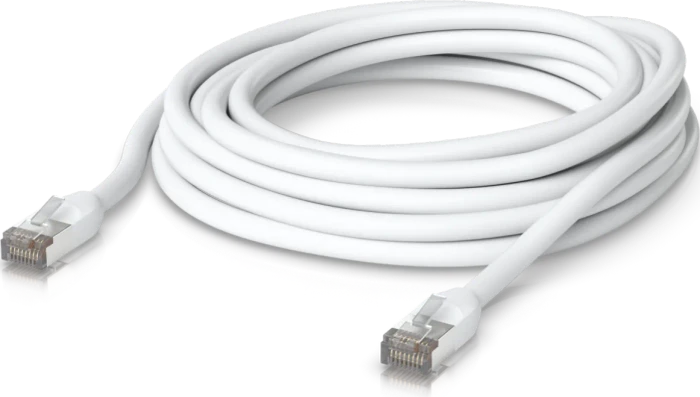 Ubiquiti UniFi Patchkabel Outdoor, Cat6, RJ-45/RJ-45, 8m, weiß
