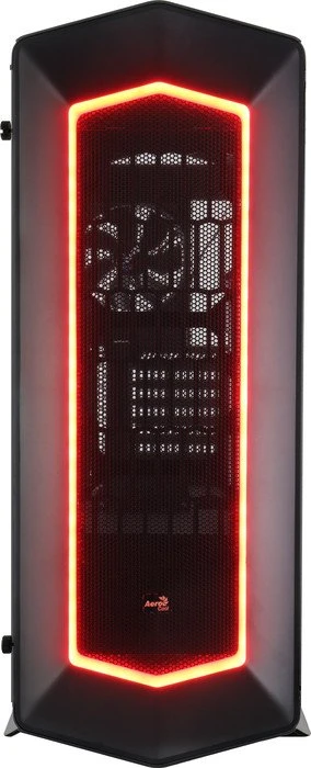 AeroCool Project7 P7-C1 Tempered Glass Edition schwarz, Glasfenster