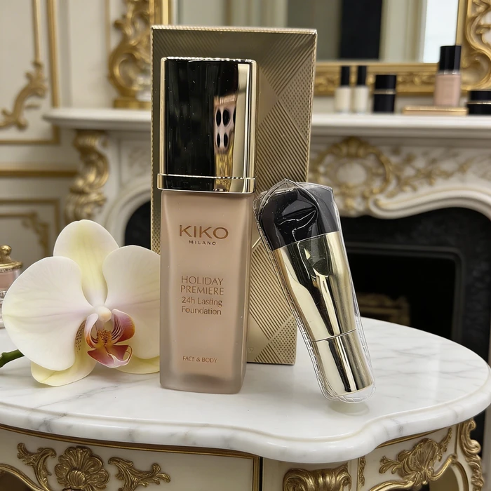 KIKO Milano Holiday Première 24h Lasting Foundation 01 porcelain, 28ml
