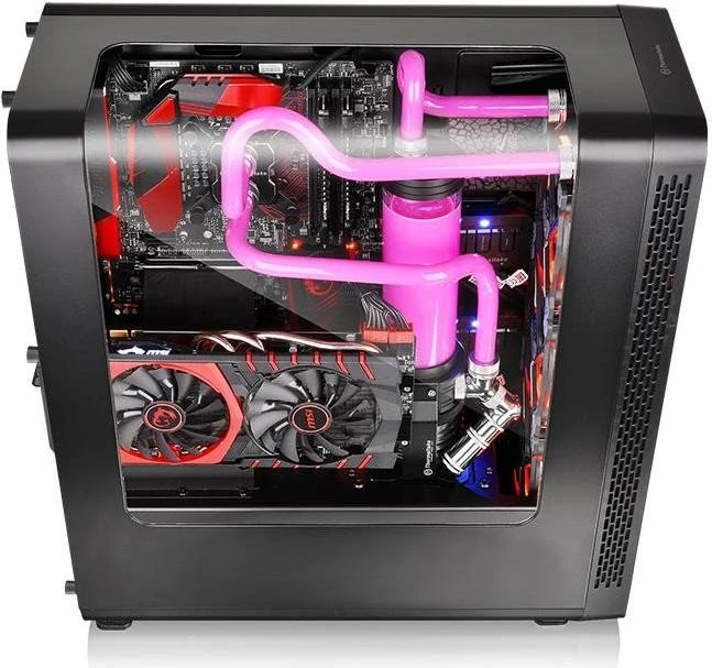 Thermaltake View 27 Gull-Wing schwarz, Acrylfenster