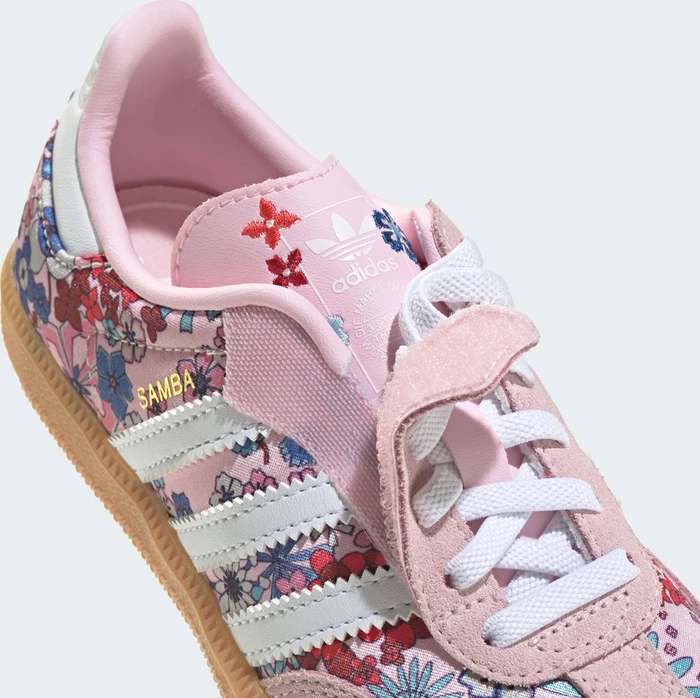 adidas Samba OG x Liberty London Comfort Closure Elastic Lace clear pink/cloud white/gum (Junior)