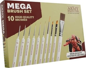Army Painter Mega Brush Set Pinselset,  10-tlg.