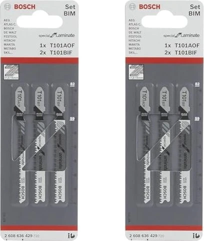 Bosch Professional PRO Laminate Stichsägeblatt-Set, 3-tlg.