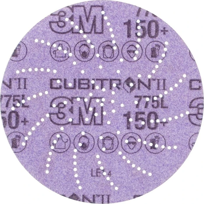 3M Xtract Cubitron II 775L Schleifblatt K150, 125mm, 50 Stück