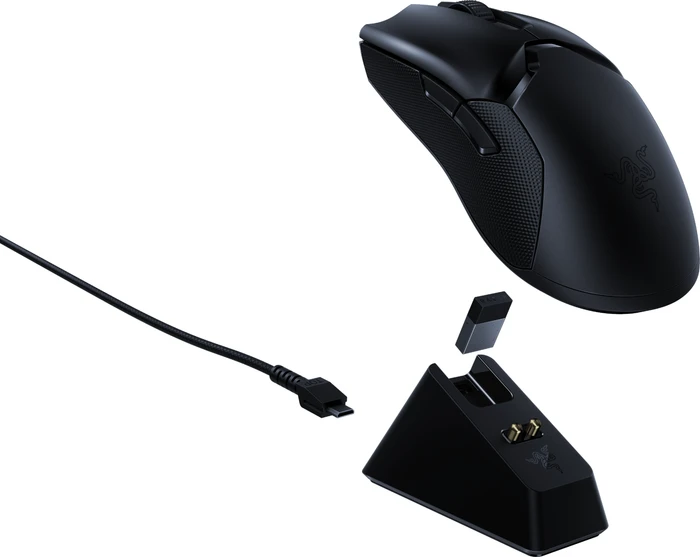 Razer Viper Ultimate mit Ladestation, Classic schwarz, USB