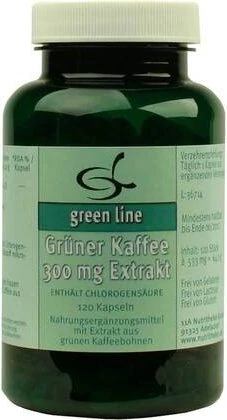 11A Nutritheke Grüner Kaffee 300mg Extrakt Kapseln, 120 Stück