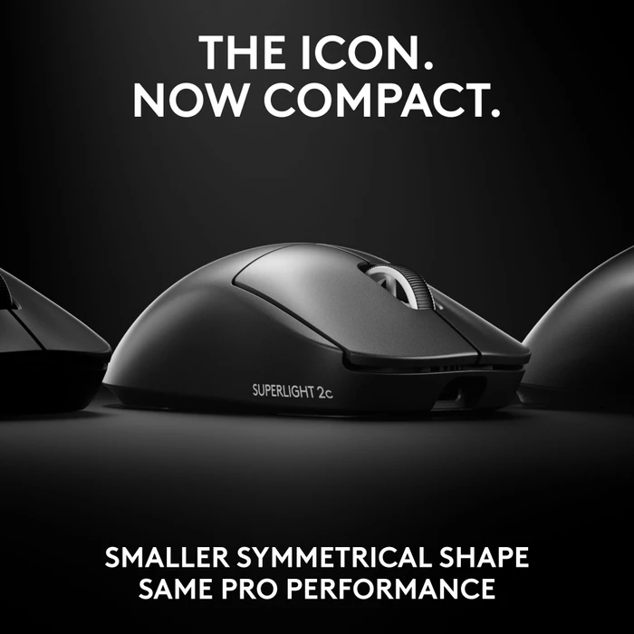 Logitech G Pro X Superlight 2c Compact Lightspeed schwarz, USB