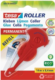 tesa Roller Kleben Permanent ecoLogo Nachfüllkassette Blister, 8.4mm/14m, 1 Stück