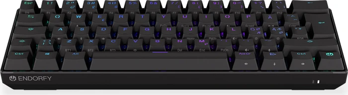 Endorfy Thock Compact Wireless Red, PBT, LEDs RGB, hot-swap, Kailh Box RED, USB/Bluetooth, ND