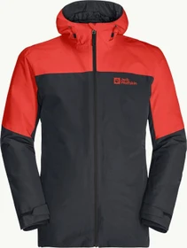 Jack Wolfskin Glaabach 3in1 Funktionsjacke strong red (Herren)